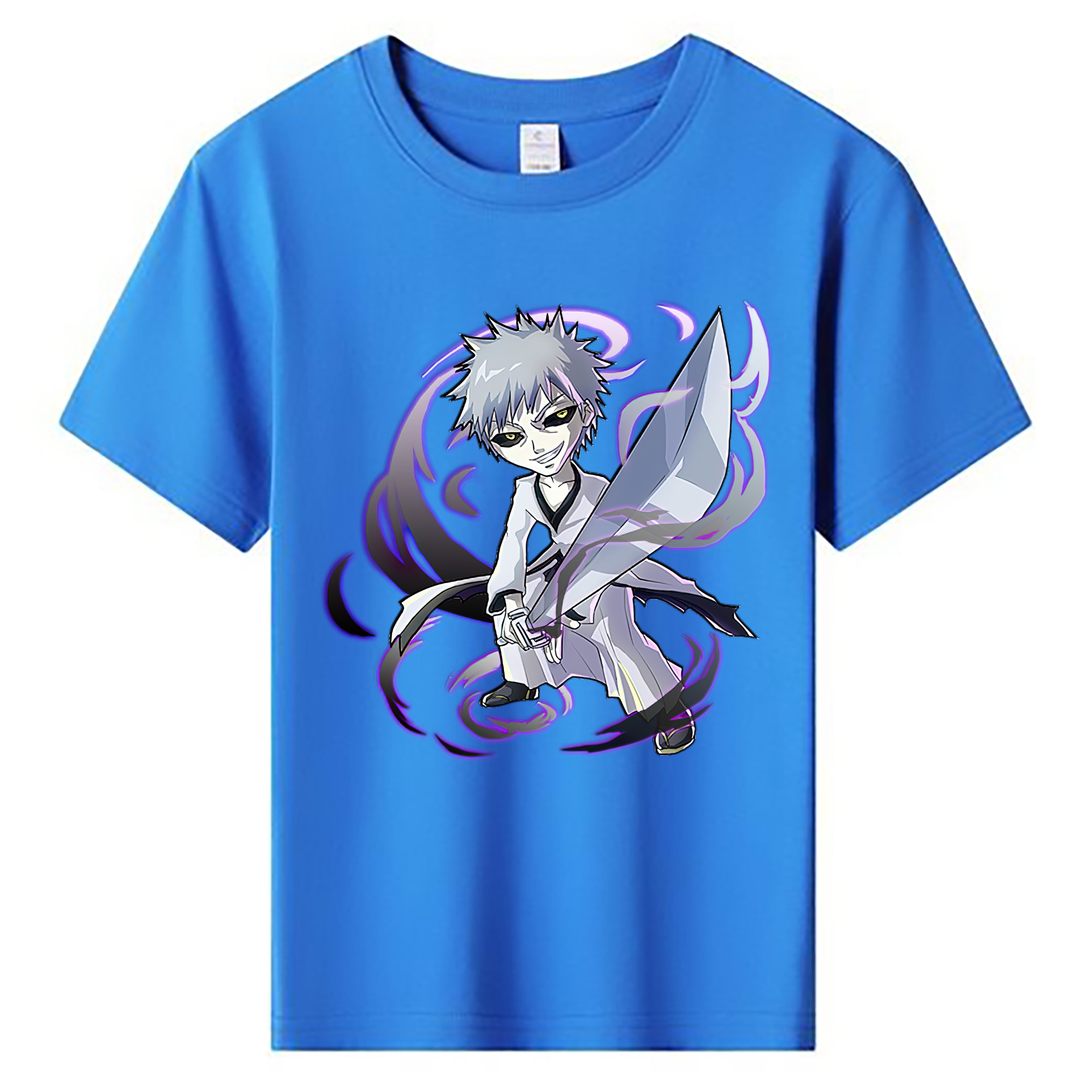 （画像用） ブリーチ 黒崎一護（くろさき いちご）BLEACH Kurosaki Ichigo 綿100％キッズTシャツ（フロントプリント）